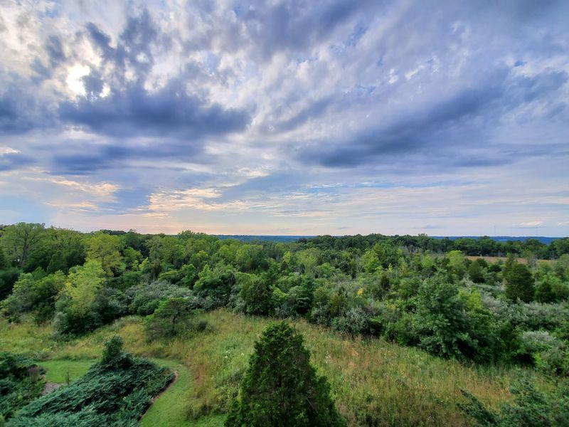 Cox Arboretum Delivers Big Views Across Its Hillside Trails