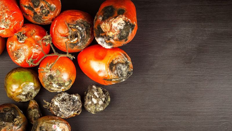 Discard Tomatoes With Mold Or Rot