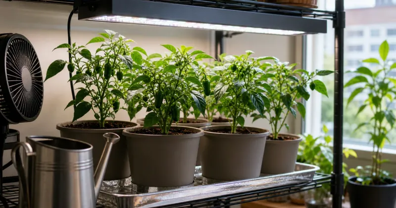 Expect Pepper Plants To Slow Down Indoors Expect Pepper Plants To Slow Down Indoors