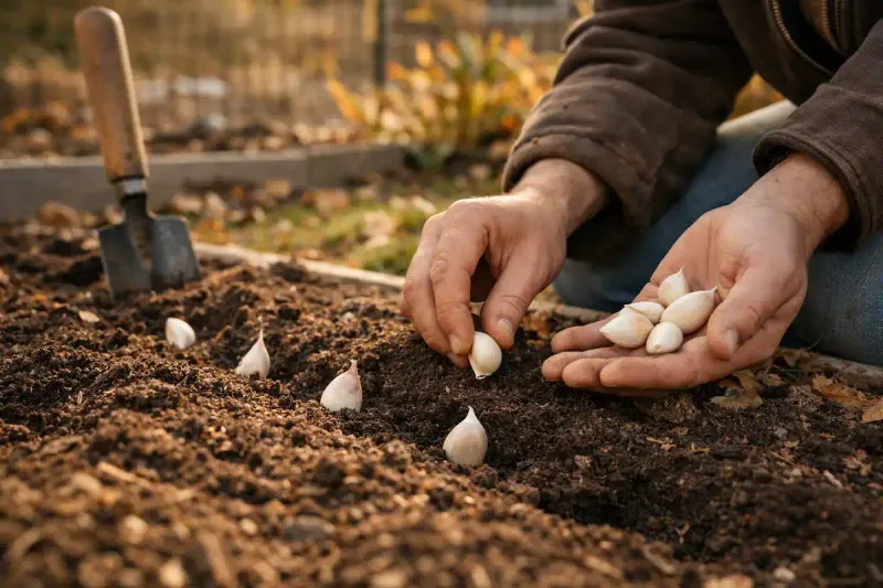Fall Planting Gives Garlic Time To Root Fall Planting Gives Garlic Time To Root