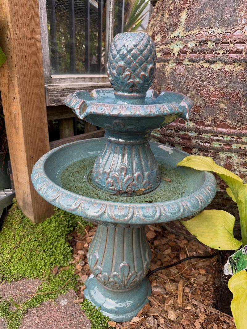Frozen Water Cracks Many Birdbaths Frozen Water Cracks Many Birdbaths