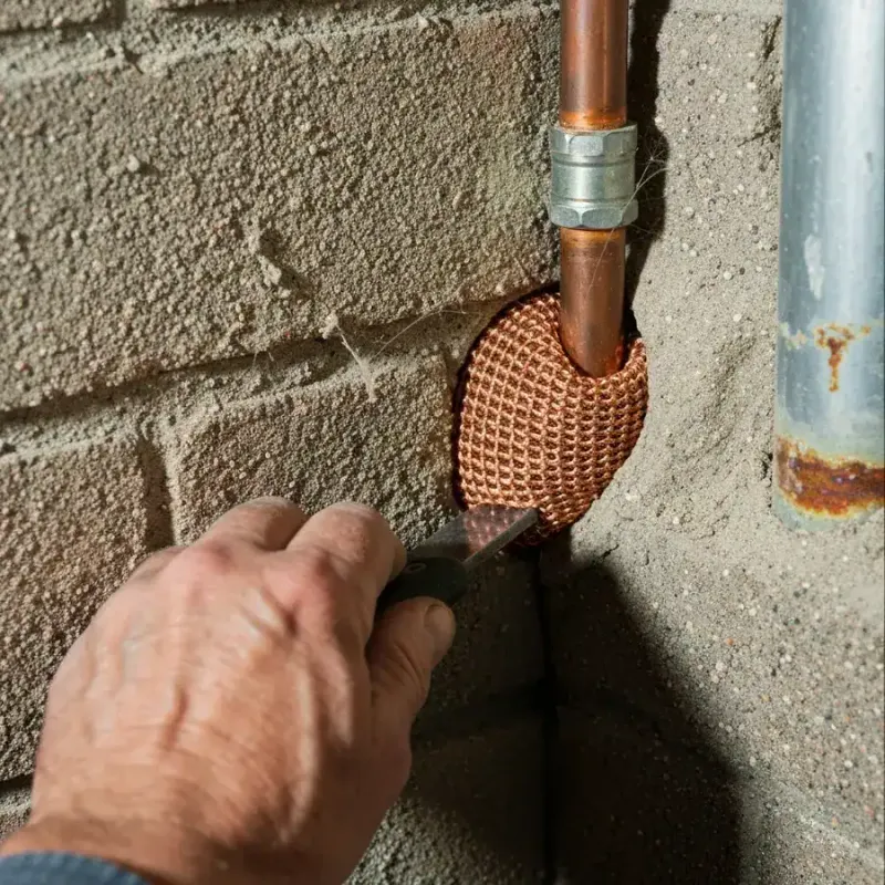 Gaps Around Pipes, Vents, And Utility Lines