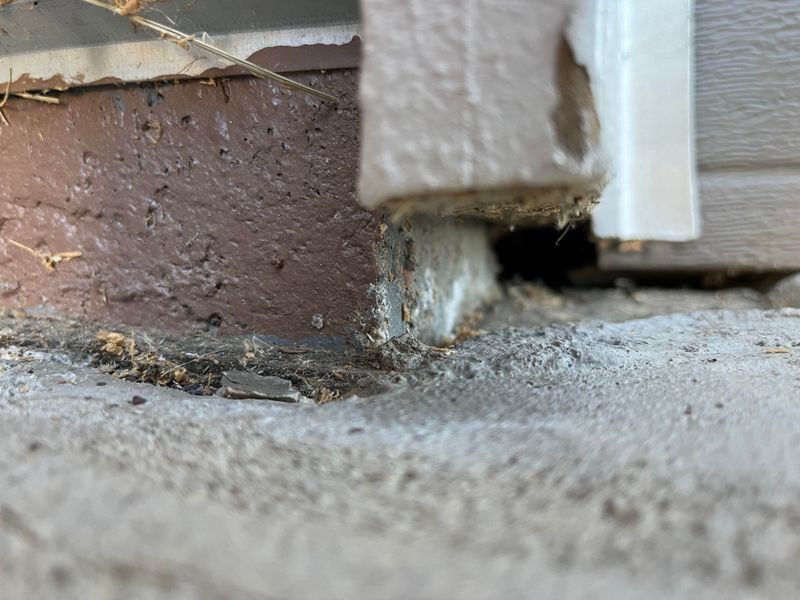 Gaps Under Doors And Foundation Cracks