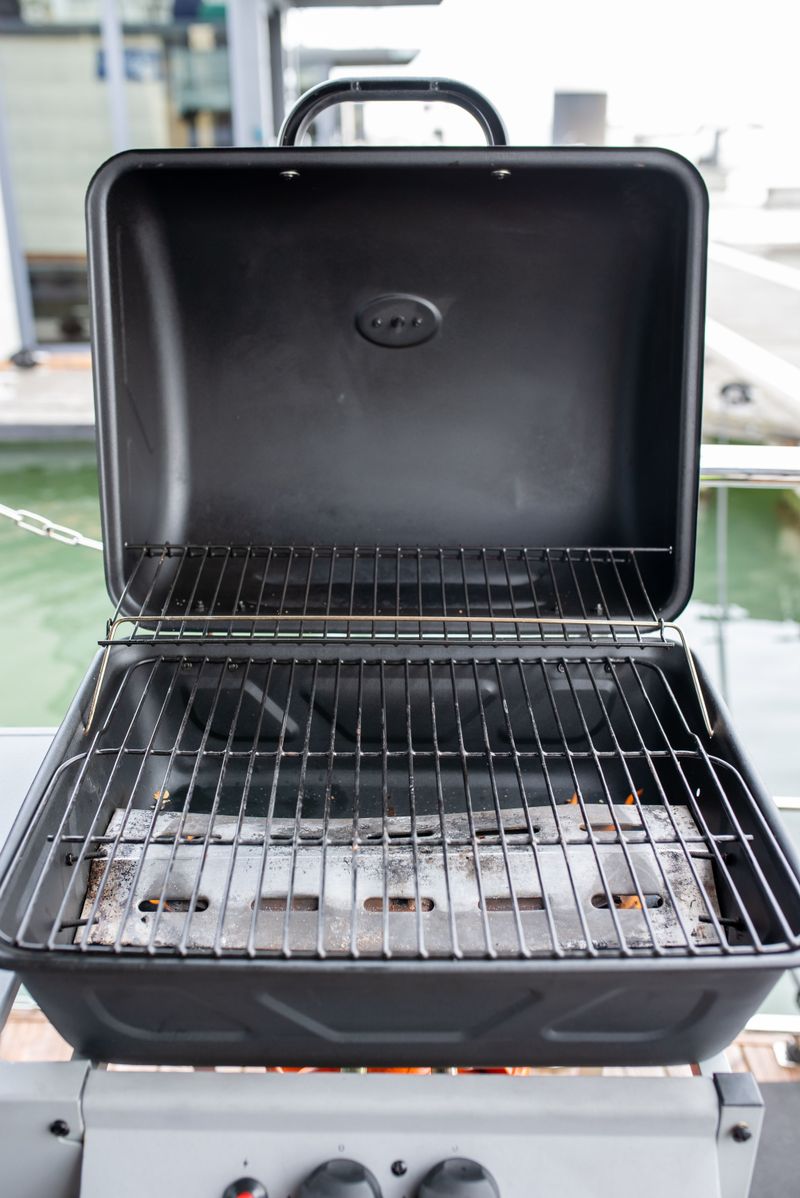Greasy Grills Cooling On The Deck