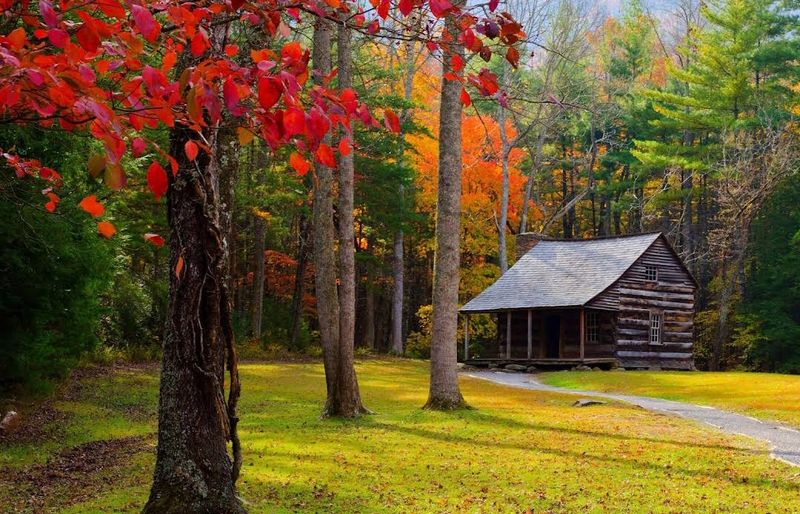 Great Smoky Mountains National Park On The North Carolina Side Great Smoky Mountains National Park On The North Carolina Side