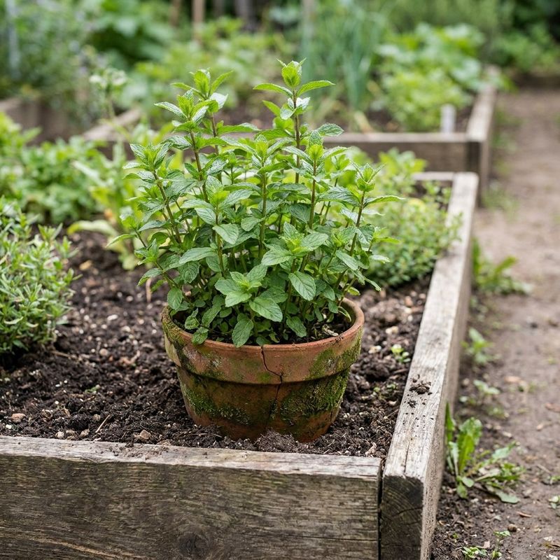 Grow mint in a Southern Arizona container Grow mint in a Southern Arizona container