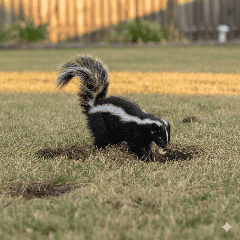 Grubs Can Draw Digging Wildlife To Turf
