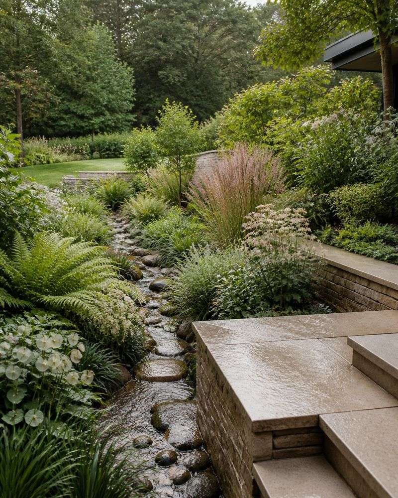 Heavy Rain Can Simply Carry Mulch Downhill Heavy Rain Can Simply Carry Mulch Downhill