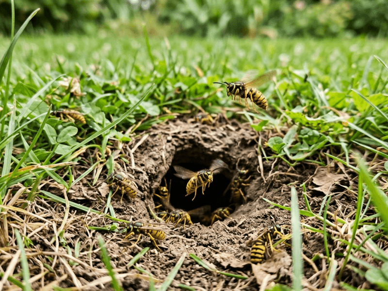 In Lawn Areas
