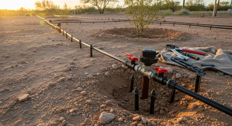 Install An Arizona Drip Irrigation System Install An Arizona Drip Irrigation System