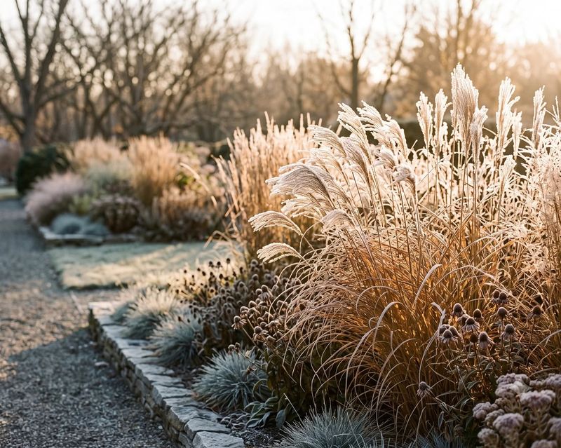Keep Ornamental Grasses Standing Through Snow Keep Ornamental Grasses Standing Through Snow