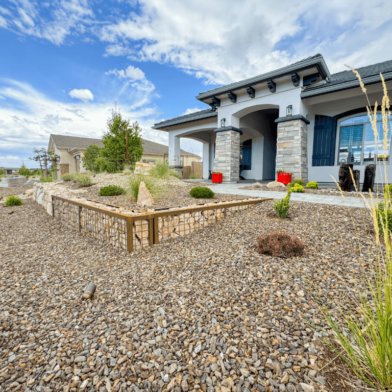 Keep dry vegetation away from structures
