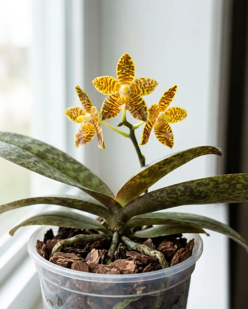 Keep the orchid past the flowers