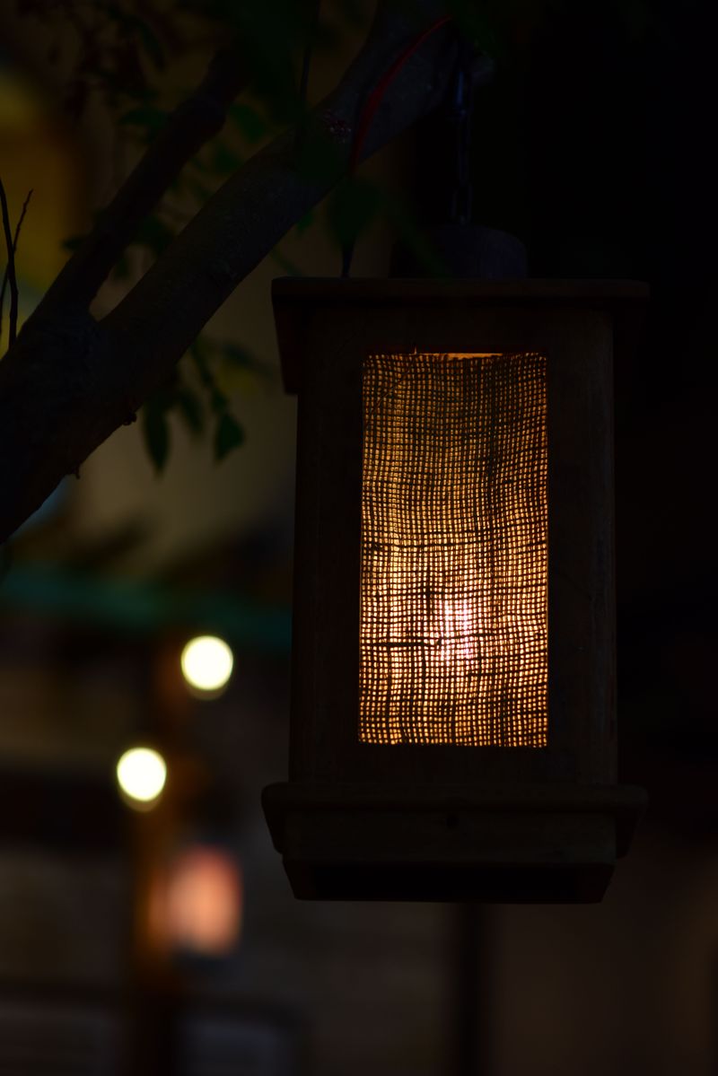 Letting Lamps Shine On It At Night