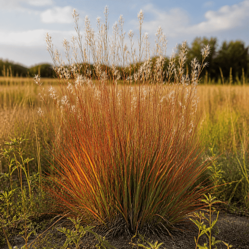 Little Bluestem Keeps Its Copper Color Through Winter Little Bluestem Keeps Its Copper Color Through Winter