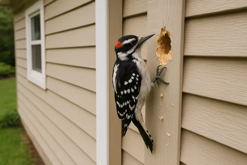 Manage house damage with nonlethal exclusion