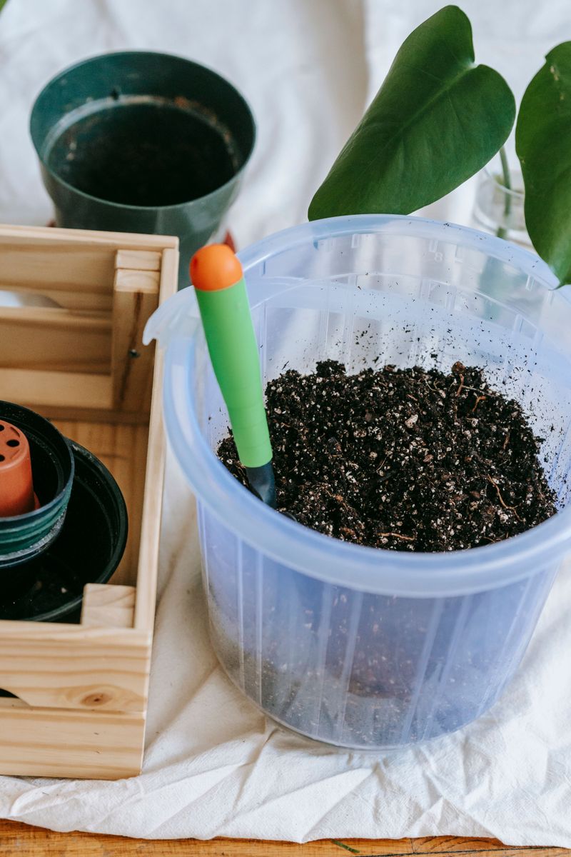 Mix Them Into Homemade Potting Soil