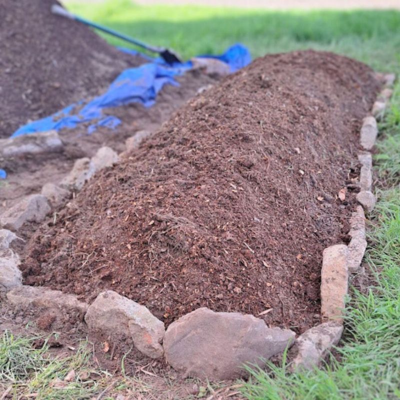 Mound Soil Over the Base Mound Soil Over the Base