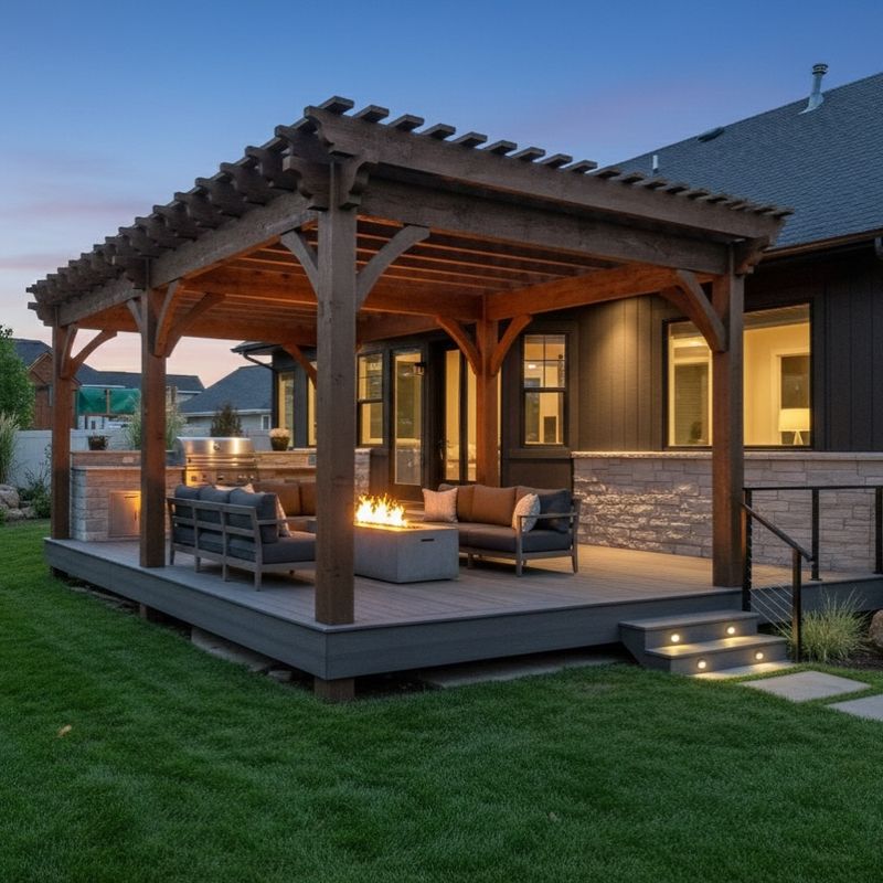 Pergolas That Attach To The House Pergolas That Attach To The House