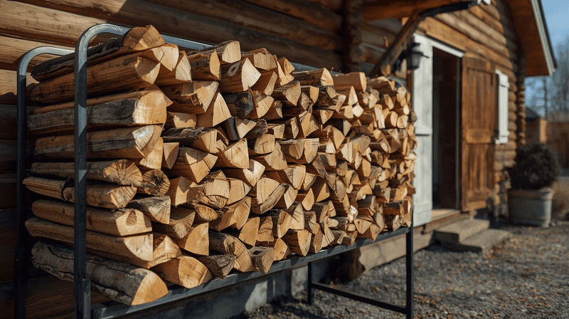 Piling Firewood Beside Frequently Used Areas