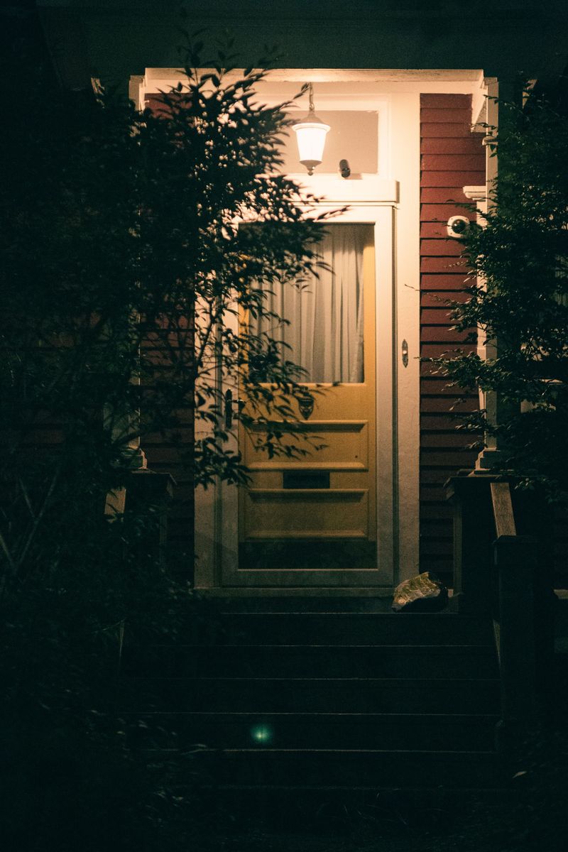 Porch Lights Turn The Front Steps Into A Stage
