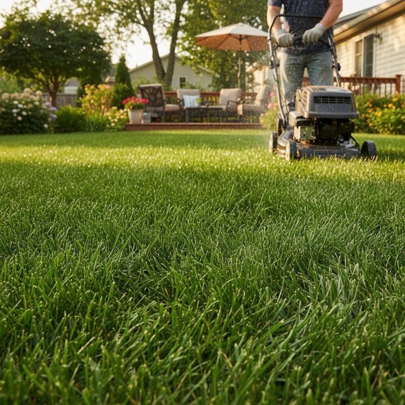 Proper Mowing Height With A Sharp Blade