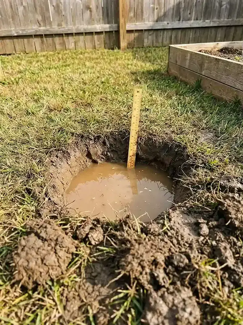 Refill The Hole To Start The Real Drainage Test Refill The Hole To Start The Real Drainage Test