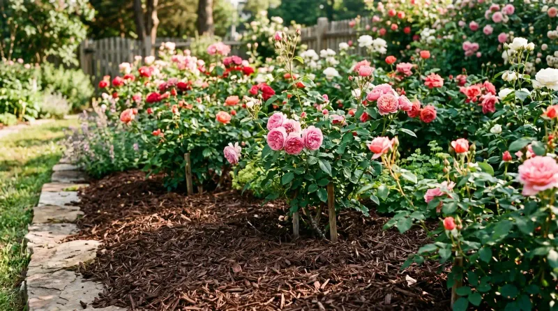 Roses Can Handle A Protective Fall Layer