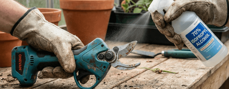 Sanitize Shears Before Cutting Diseased Wood