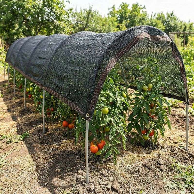 Shade Cloth for Heat Protection During Early Fall