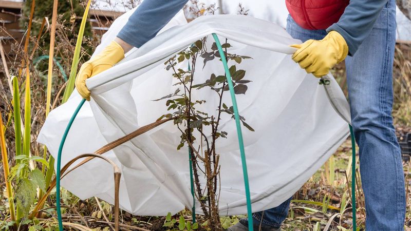 Shield Tender Shrubs From Winter Wind