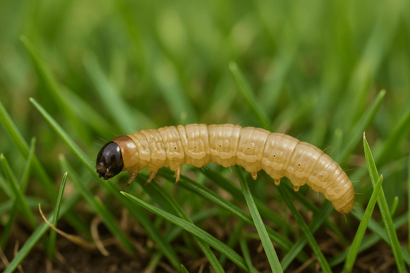 Sod Webworms Leaving Ragged Grass Blades