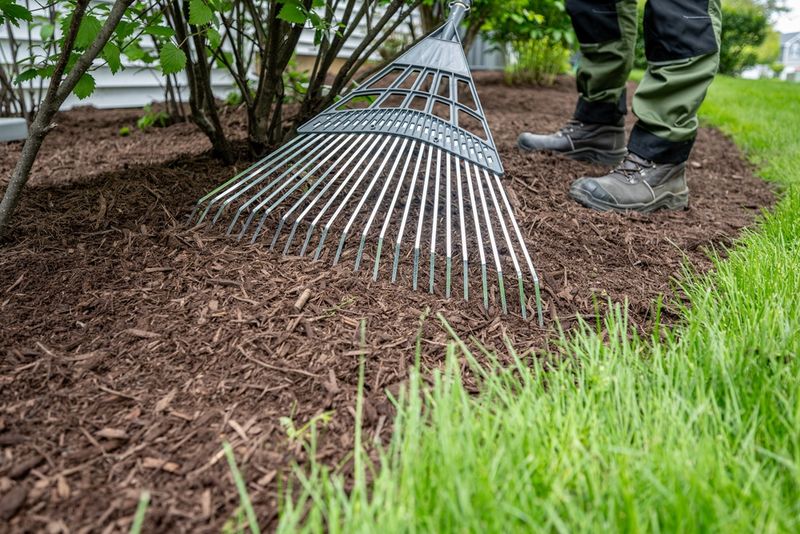 Spread A Mulch Layer Spread A Mulch Layer