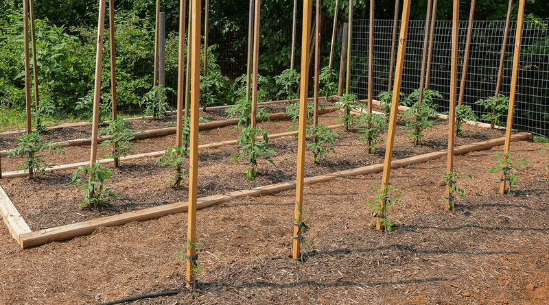 Stake Plants To Keep Foliage Off Ground Stake Plants To Keep Foliage Off Ground