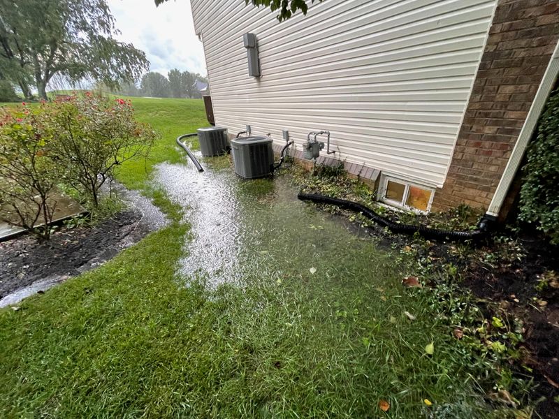 Standing water drives the backyard problem