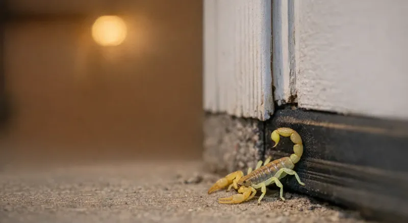 Start Scorpion Management at the Home’s Entry Points Start Scorpion Management at the Home’s Entry Points