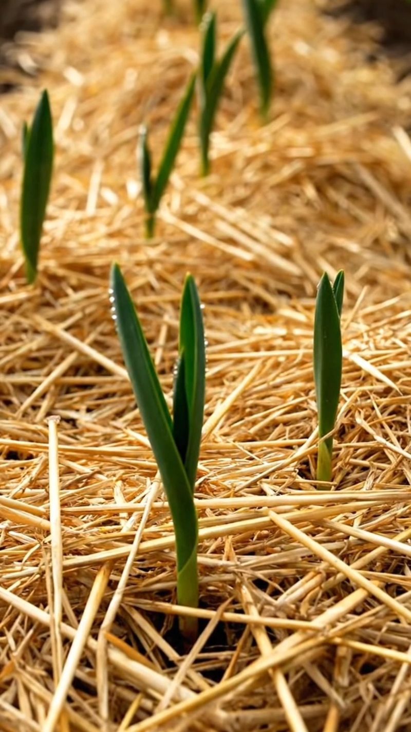 Tucking Rows Under Straw Before The Deep Cold Arrives
