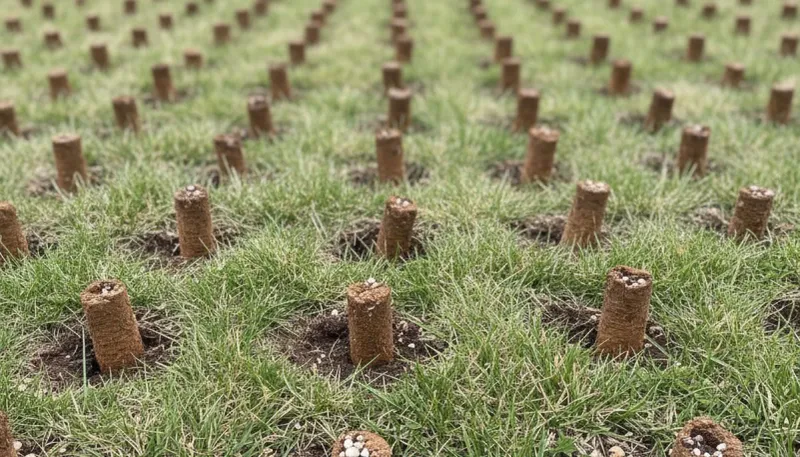 Use Core Aeration To Open The Lawn Use Core Aeration To Open The Lawn