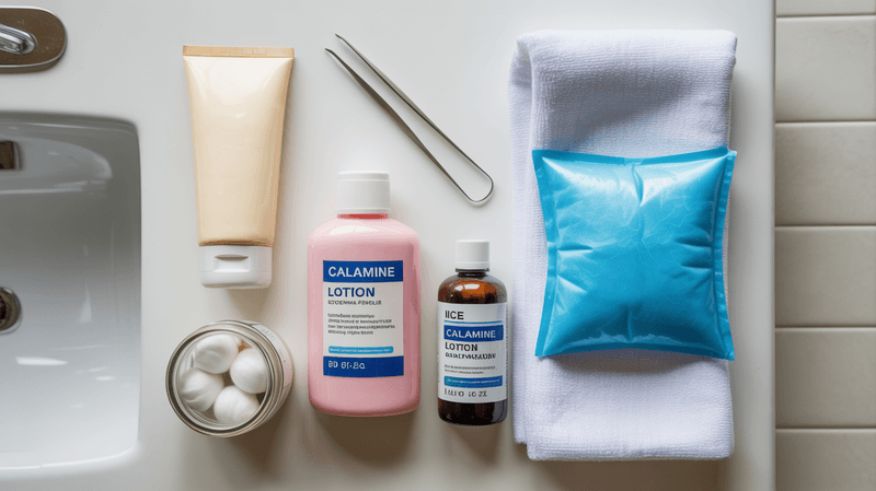 Wash off exposure and manage the itching Wash off exposure and manage the itching