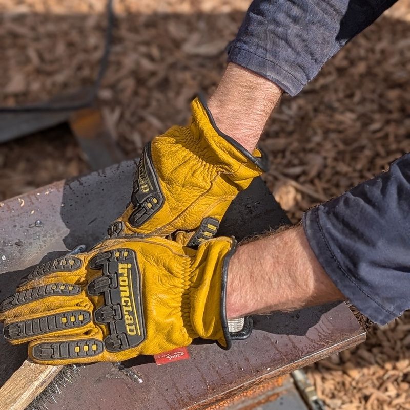 Work Gloves And Long Sleeves Add Important Protection