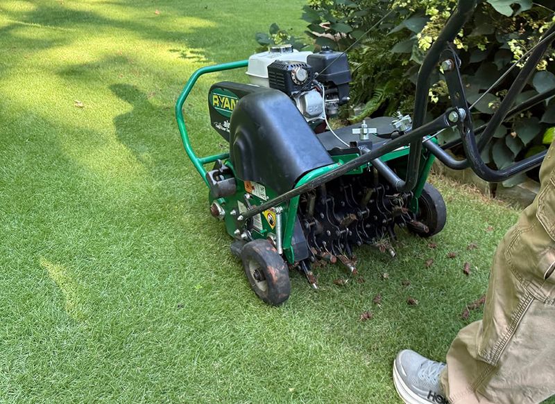 Your Best Tool For Loosening It Up Is A Core Aerator