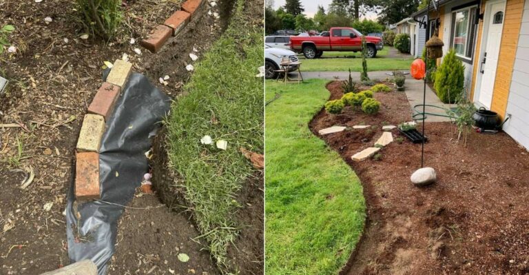 How To Keep A California Lawn From Creeping Into Garden Beds Without Constant Edging