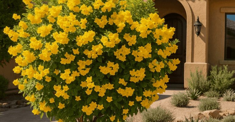 Why More Arizonans Are Planting Esperanza Right By Their Front Door This Fall