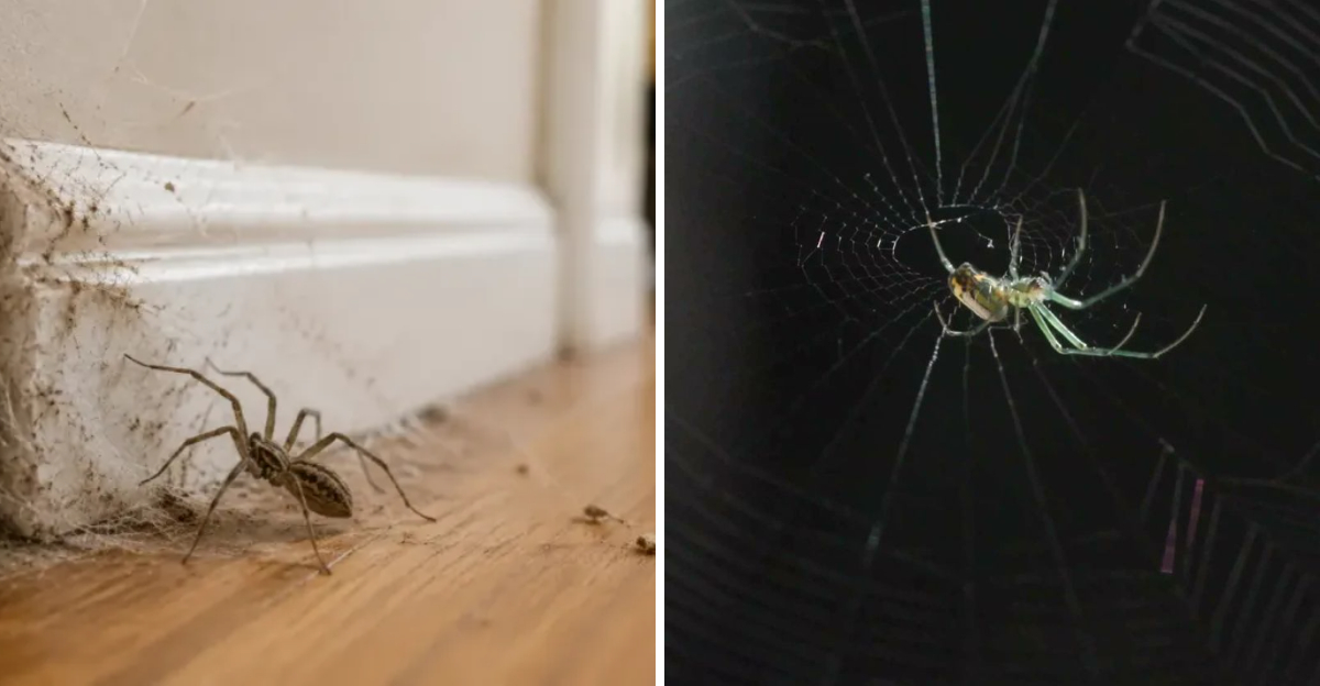 spiders indoors