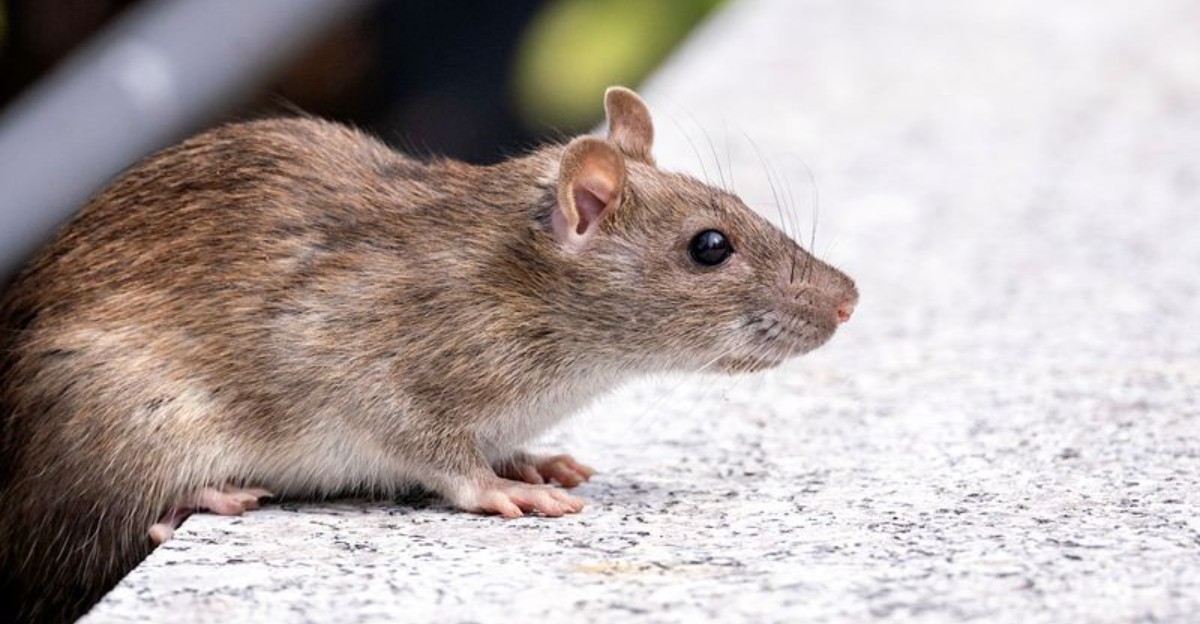 rat on a concrete surface