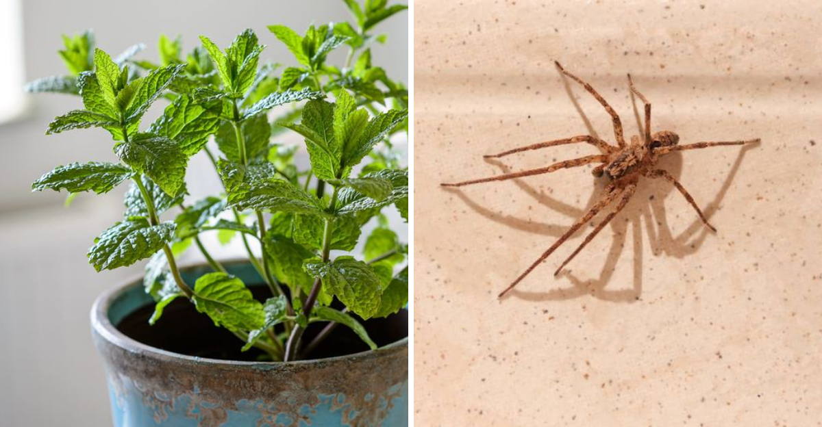 peppermint and spider