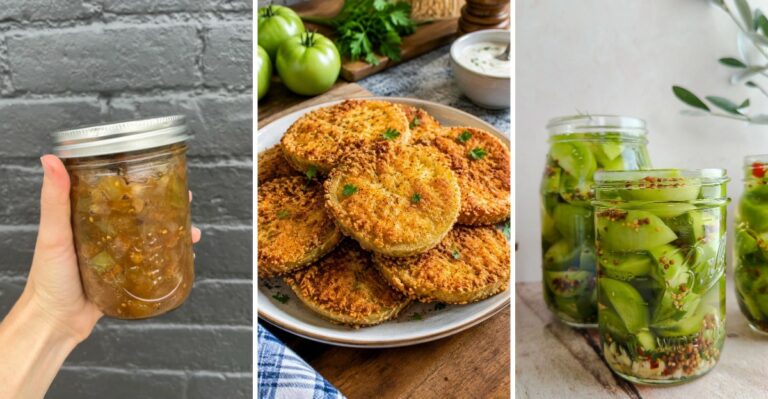 10 Ways To Use Green Tomatoes Before The First Frost