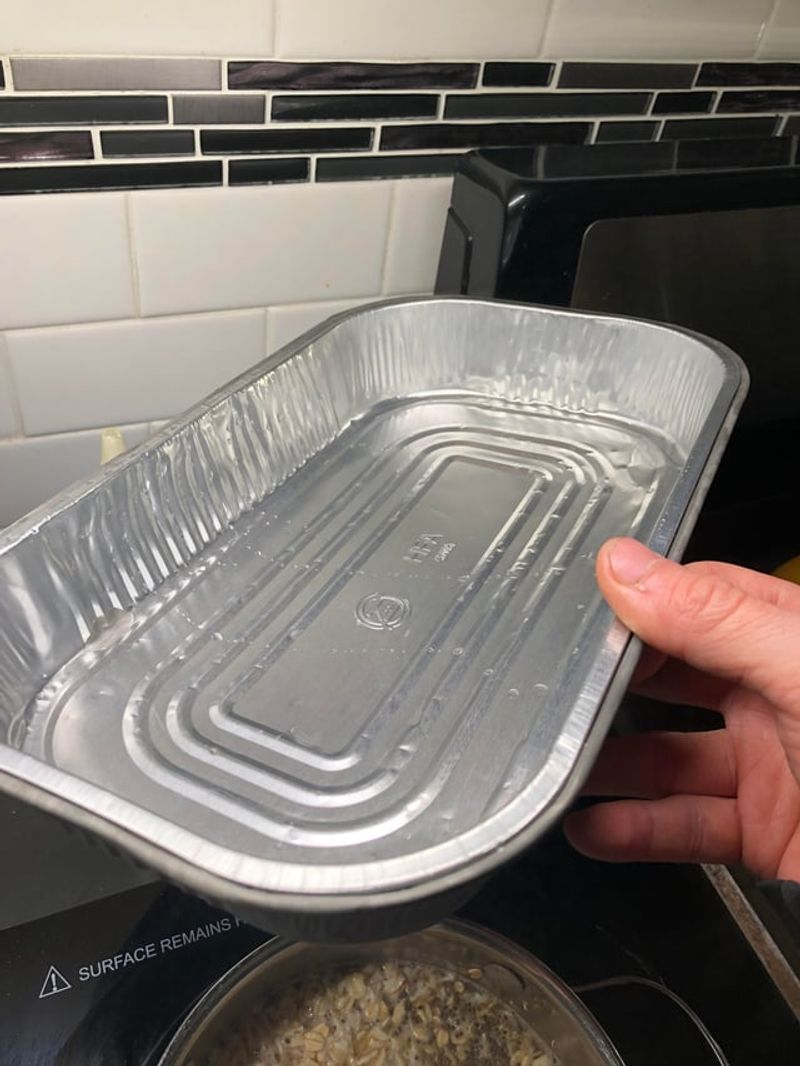 A Foil Roasting Pan Makes The Perfect Base