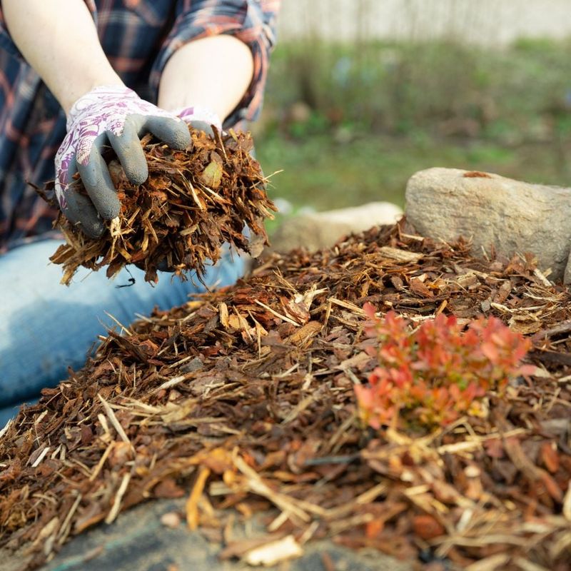 A Light Mulch Helps Protect The Soil Without Burying The Crown