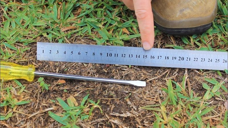 A Screwdriver Won’t Push Into Moist Soil